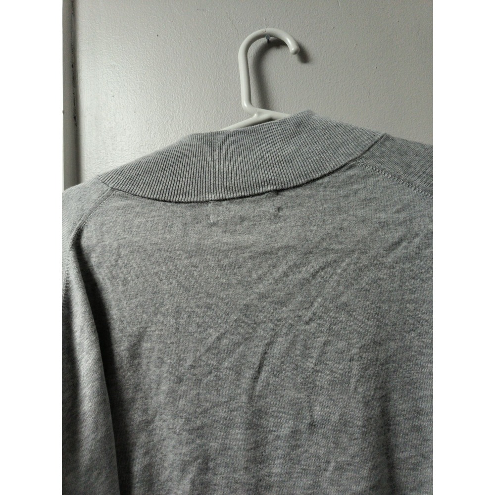 Brooks Brothers Supima Cotton 1/4 Zip Pullover Sweater Mens 3XLT Gray Heather - Picture 9 of 9